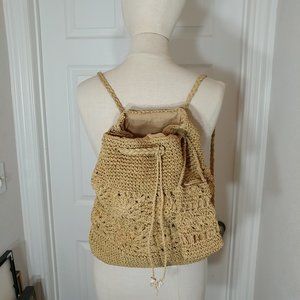 Vintage Tilt Brand Crochet Back Pack